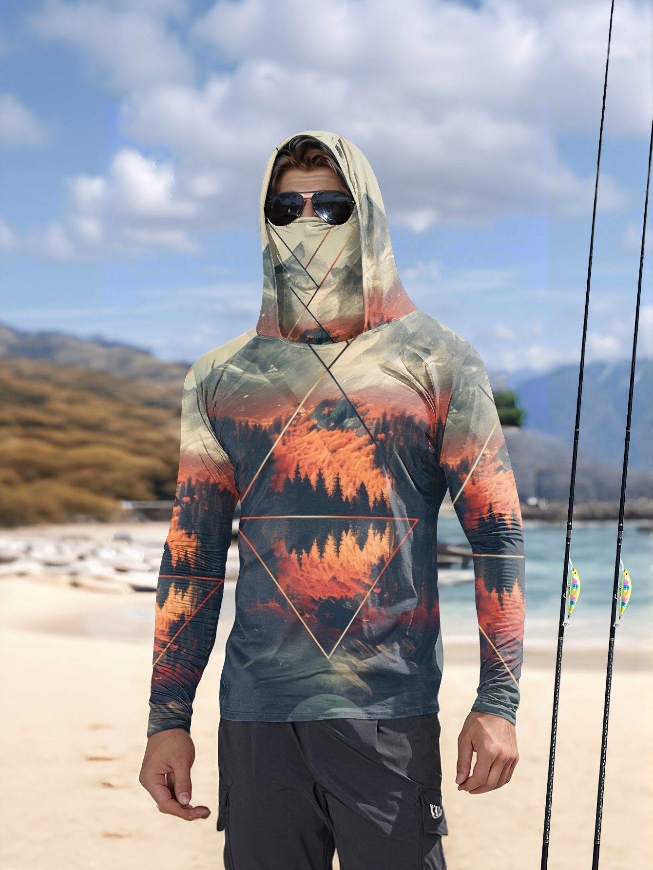 Sweat-shirt de pêche pour homm - Fishing Hoodie avis et prix