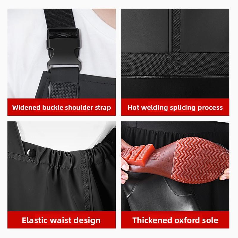 Cuissardes de pêche en PVC ave - Fishing Pants Waterproof avis et prix